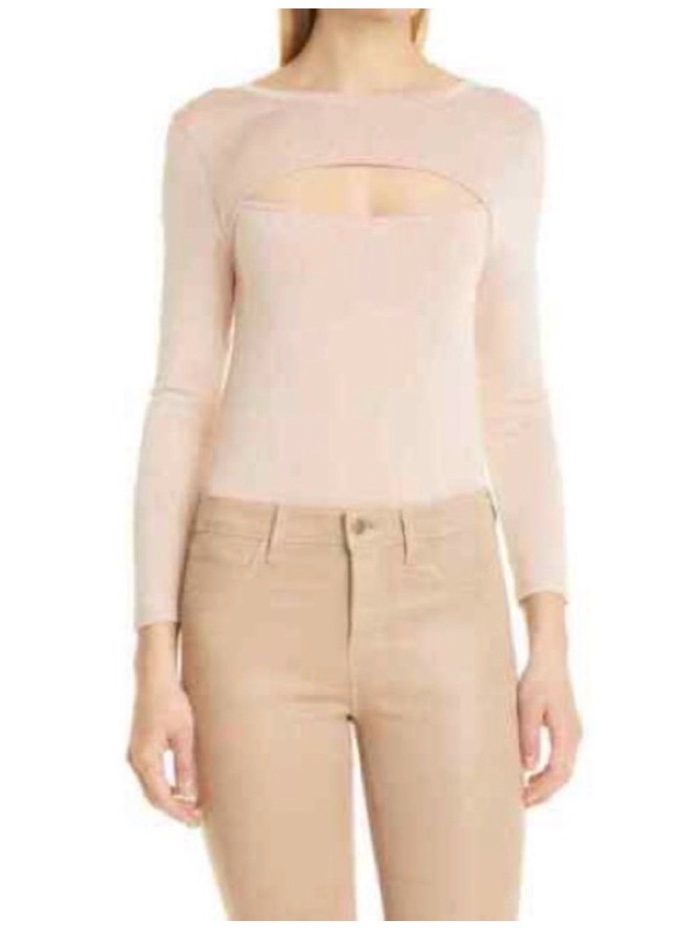 L'AGENCE Jocelyn Cutout Sweater